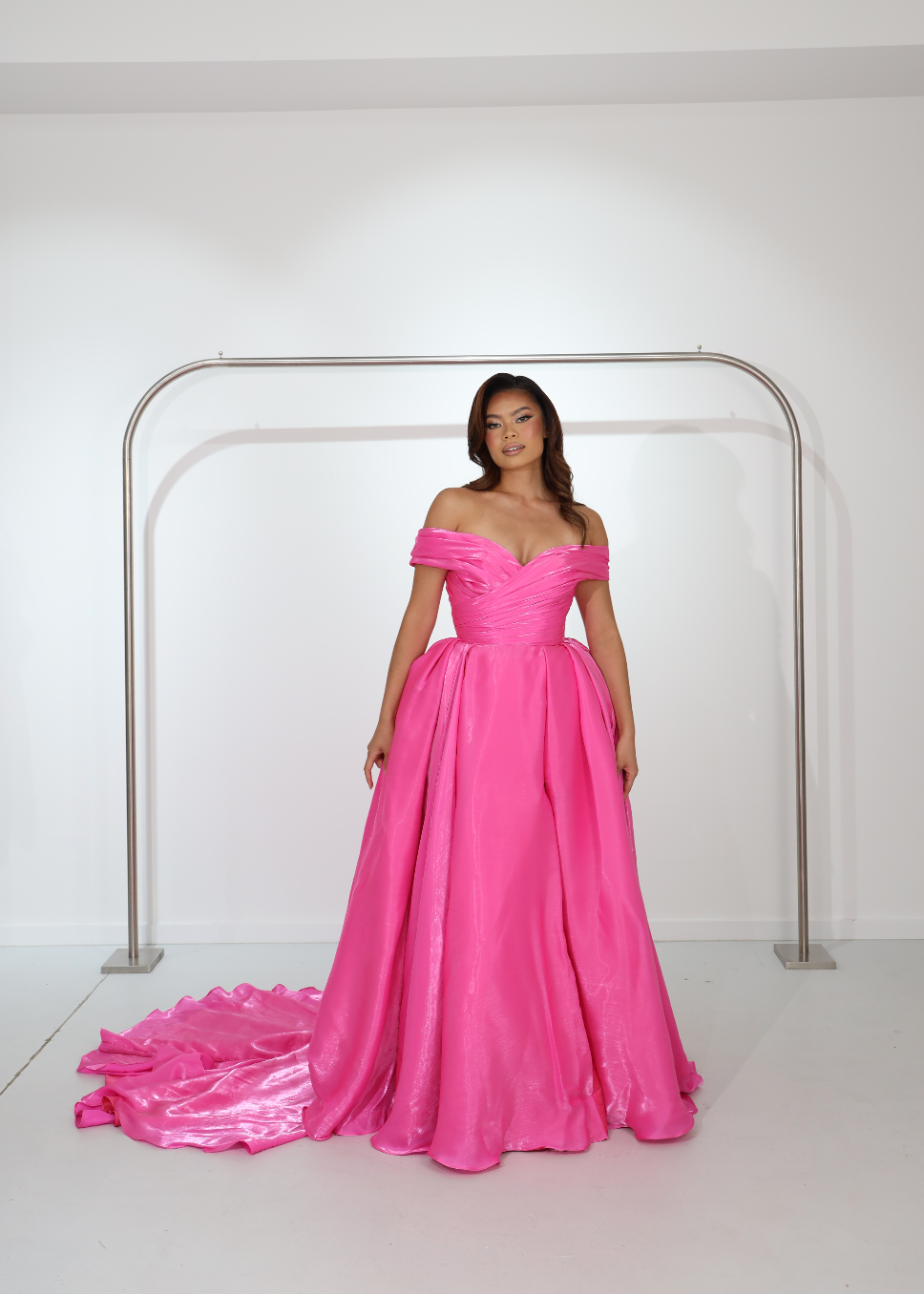 ANASTASIA BALLGOWN HOT PINK photo 2