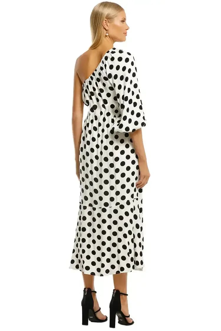 Country Road Print One Shoulder Maxi Antique Print Size AU 12 photo 3