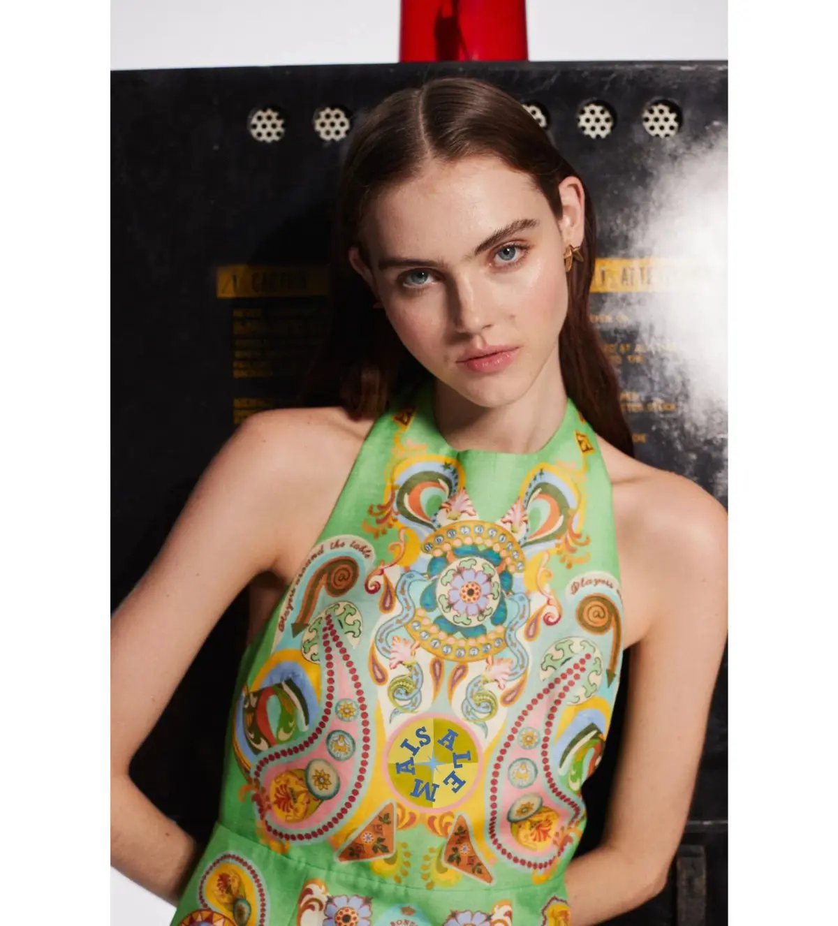 Alemais Pinball Print Mini Dress Multi Size AU 10 photo 5