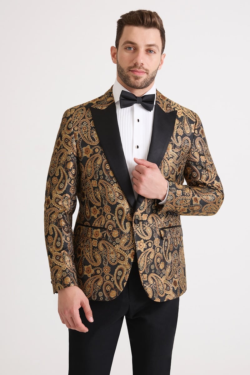 Gold Tuxedo Jacket photo 6