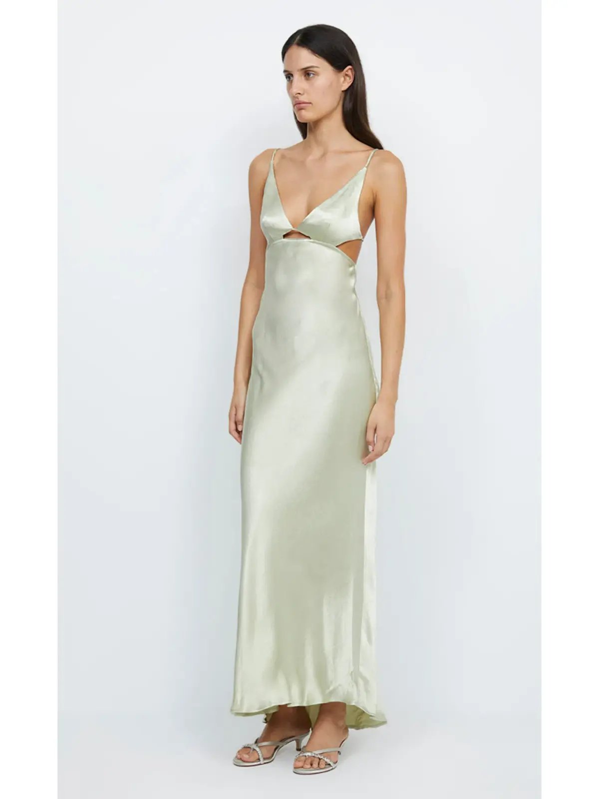 Bec & Bridge Indi Strappy Maxi Dress in Honeydew Size AU 6 photo 2
