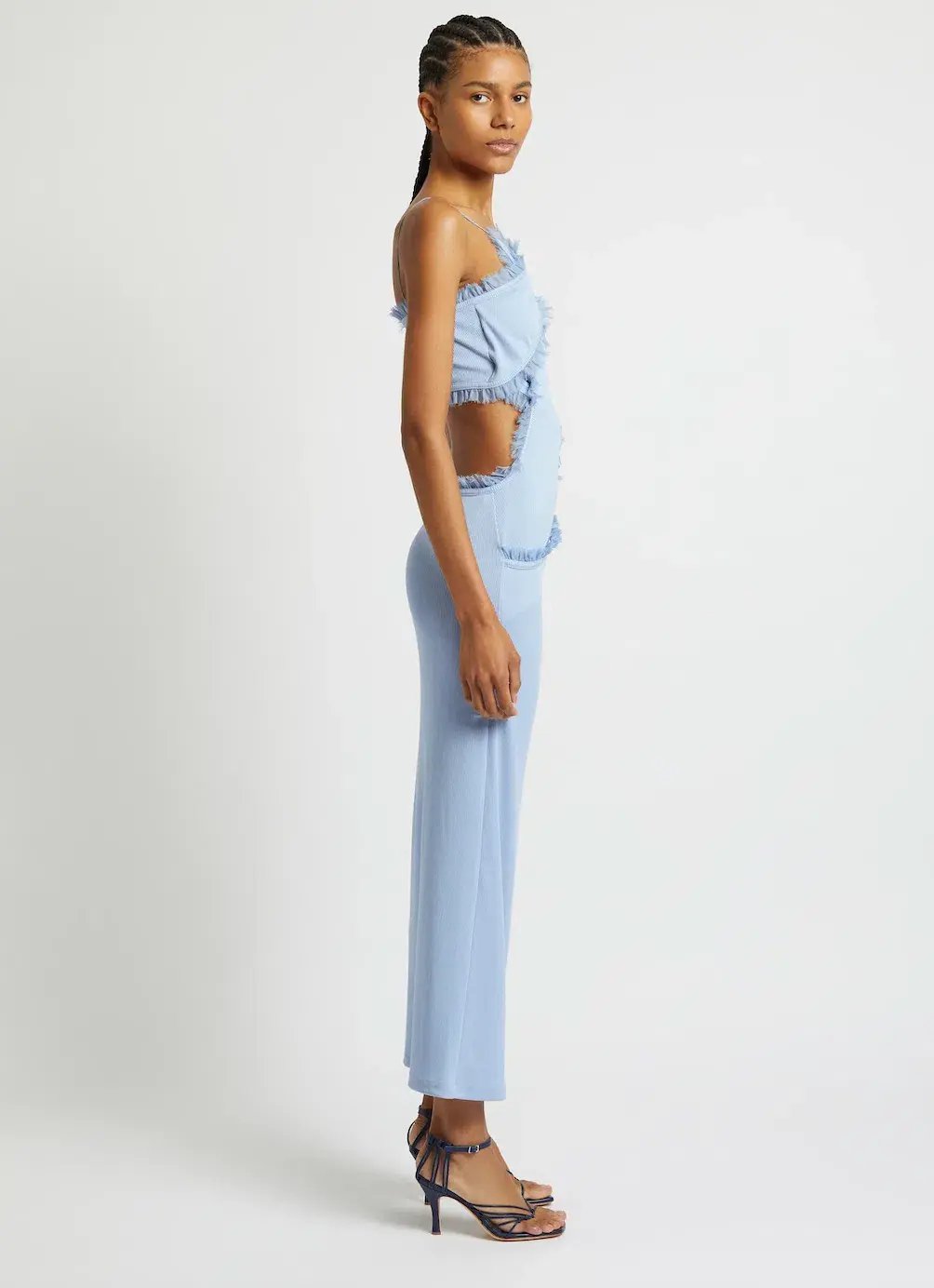 Christopher Esber Carina Interlinked Dress Blue Size 10 photo 4