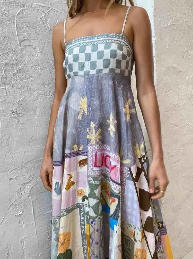 Alemais Emma Gale Sundress Multi Size 12 photo 4