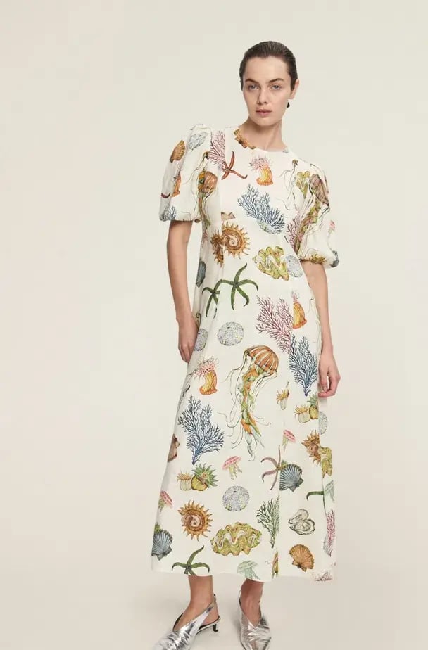Alemais Sea Midi Dress Size 8 photo 2