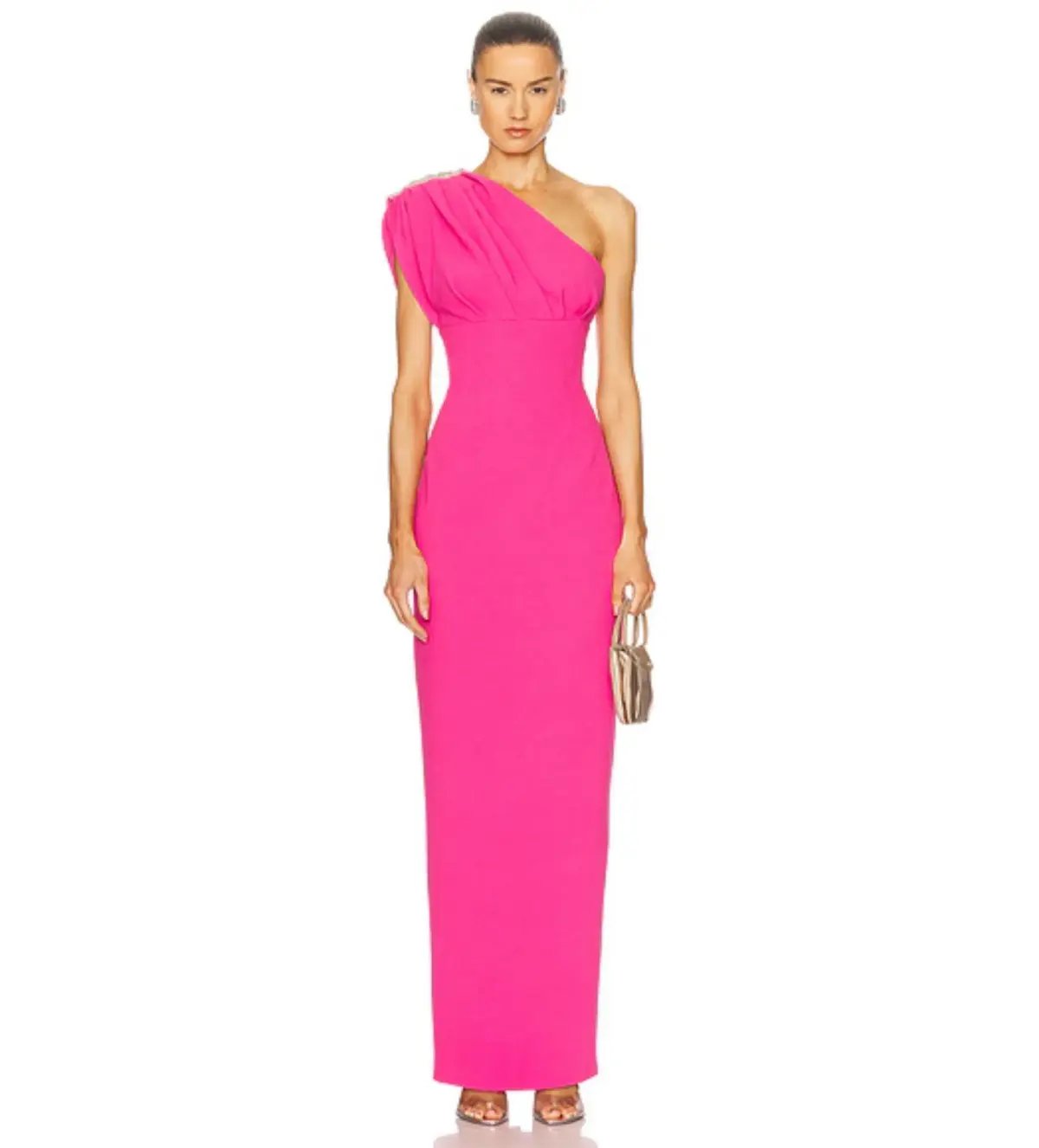 Rachel Gilbert Winnie Gown Pink Size 10 photo 2