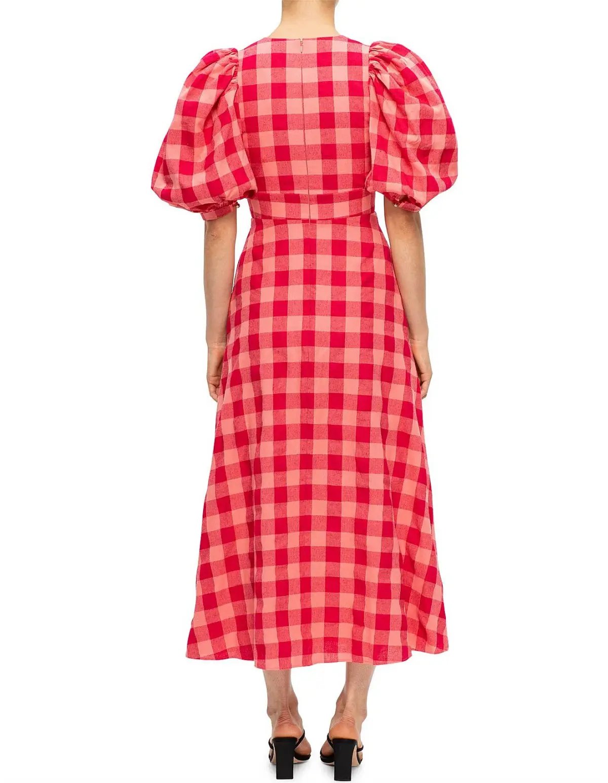Acler Hamilton Dress Cherry Mix Print Size 8 photo 2