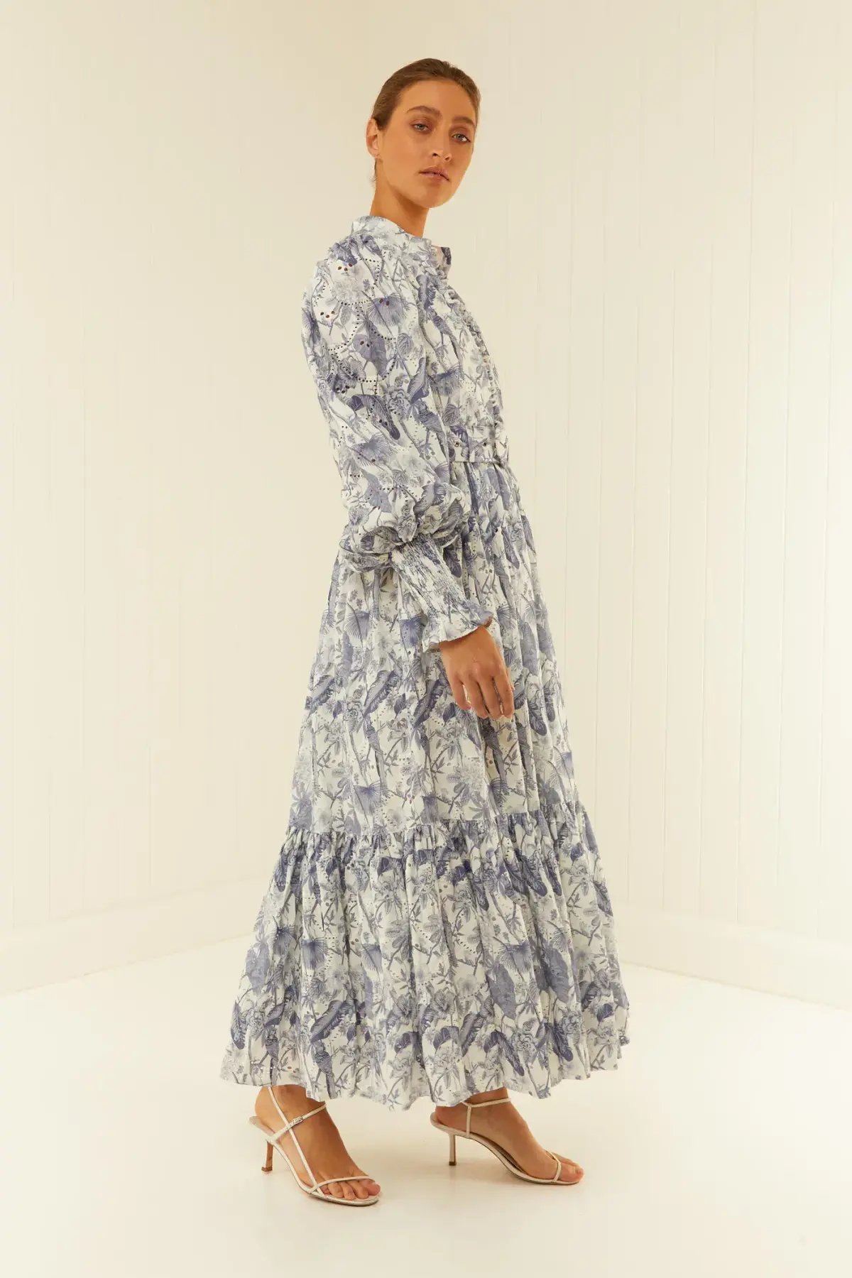 Palm Noosa Royal Flush Dress Jungle Blue Size 12 photo 2
