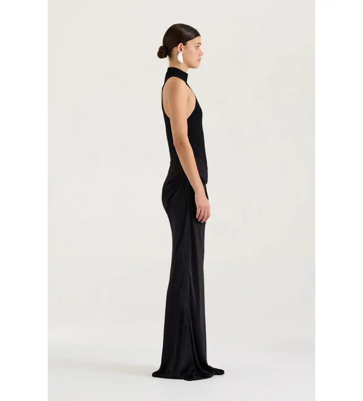 Henne Soraia Maxi Dress Black Size L AU 12 photo 2