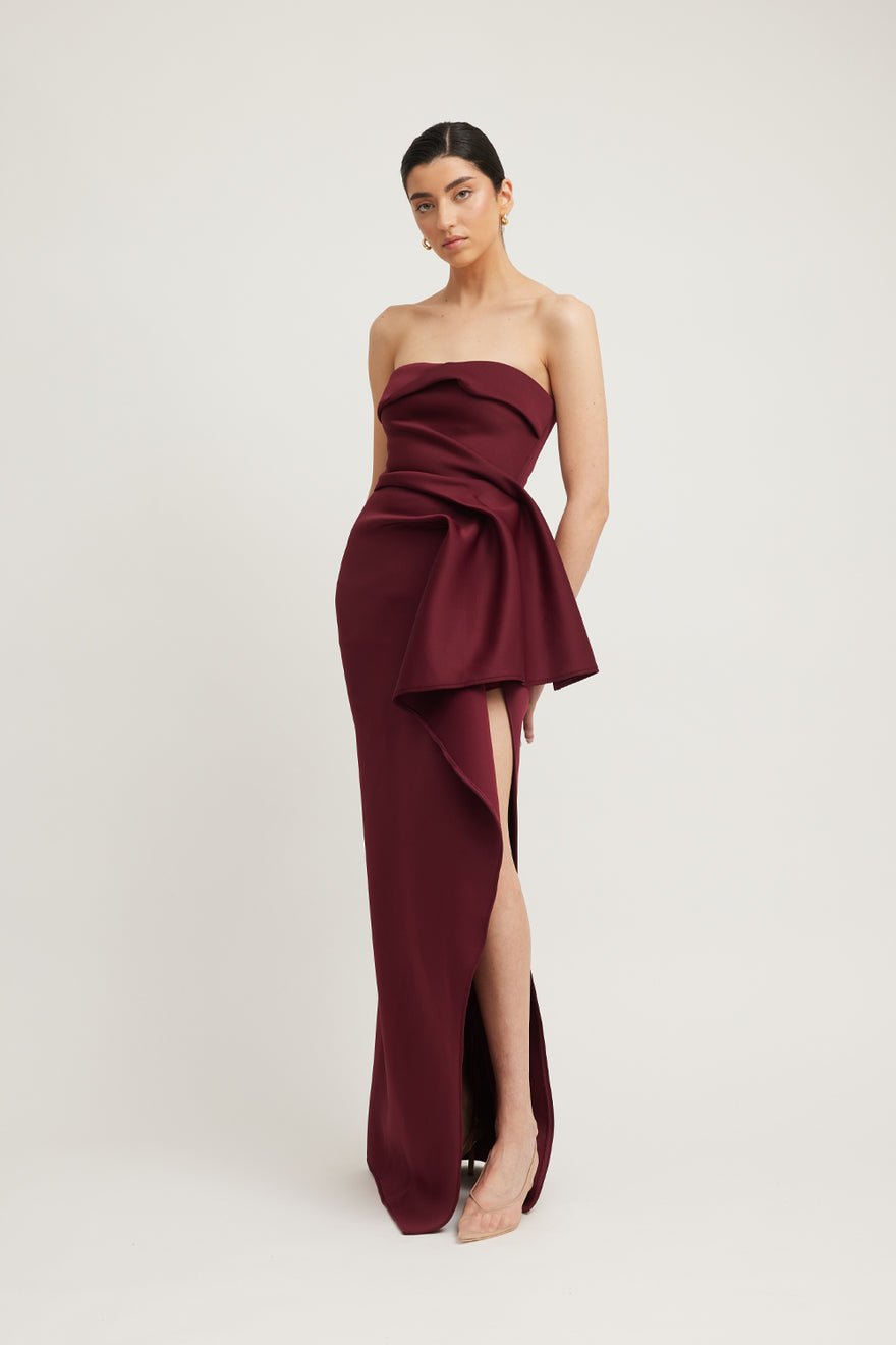 Tojha November Dress- Merlot photo 3