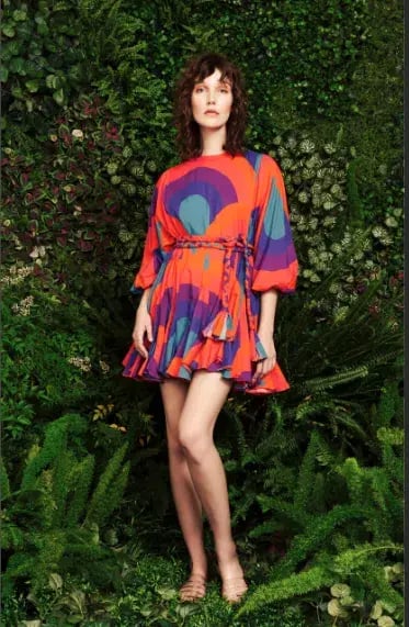 Rhode Ella Retro Rainbow Mini Dress Multi Size S / AU 8 photo 4