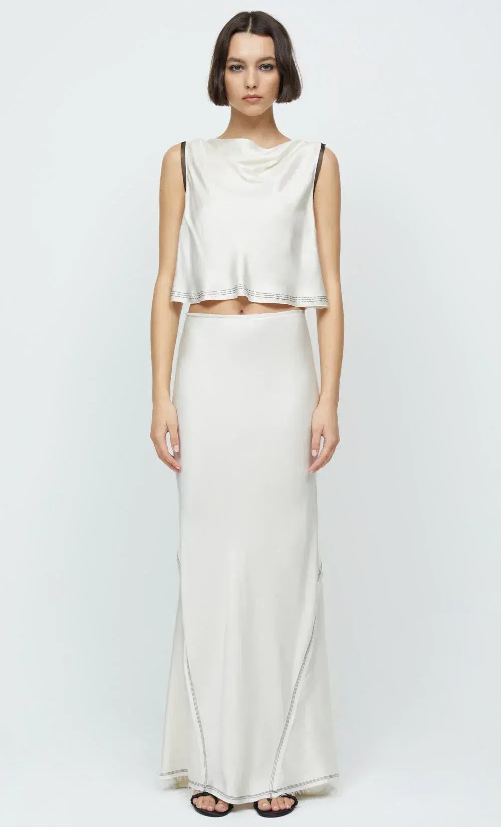 Bec & Bridge Evangeline Top and Maxi Skirt Set White Size 6 photo 5