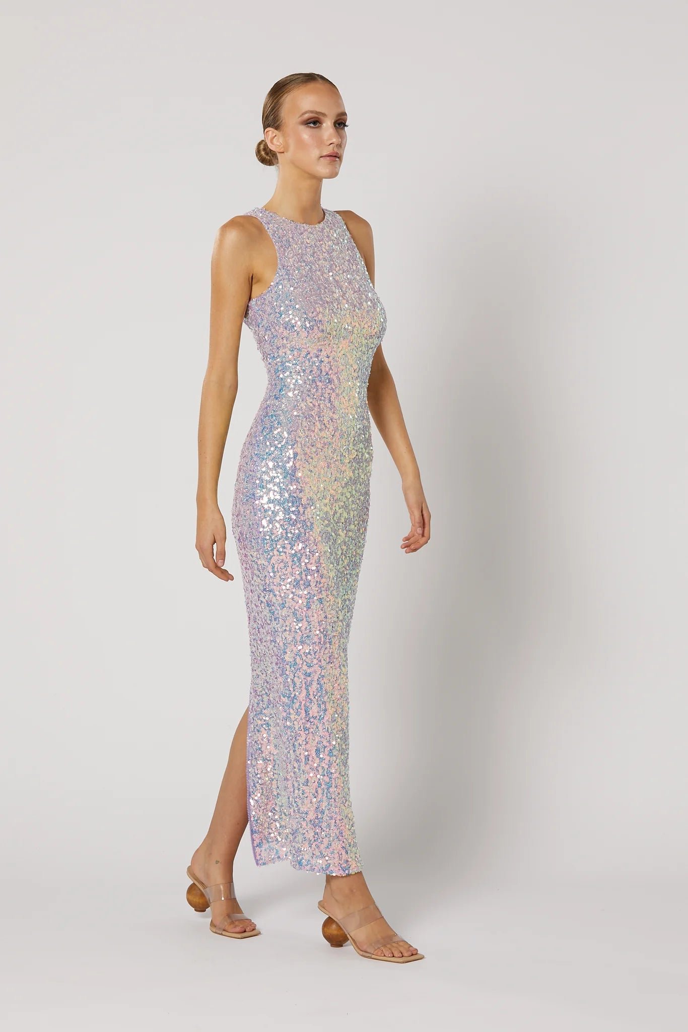 WINONA ALANI ZIP BACK DRESS - PURPLE MULTI photo 4