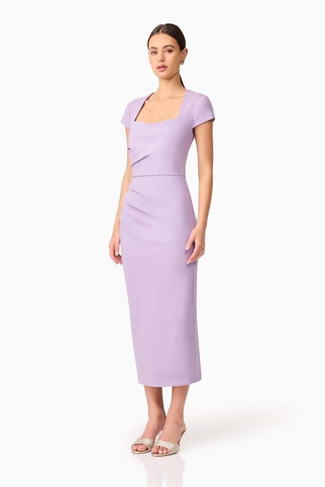 Elliatt Alina Midi Dress - Lilac photo 4