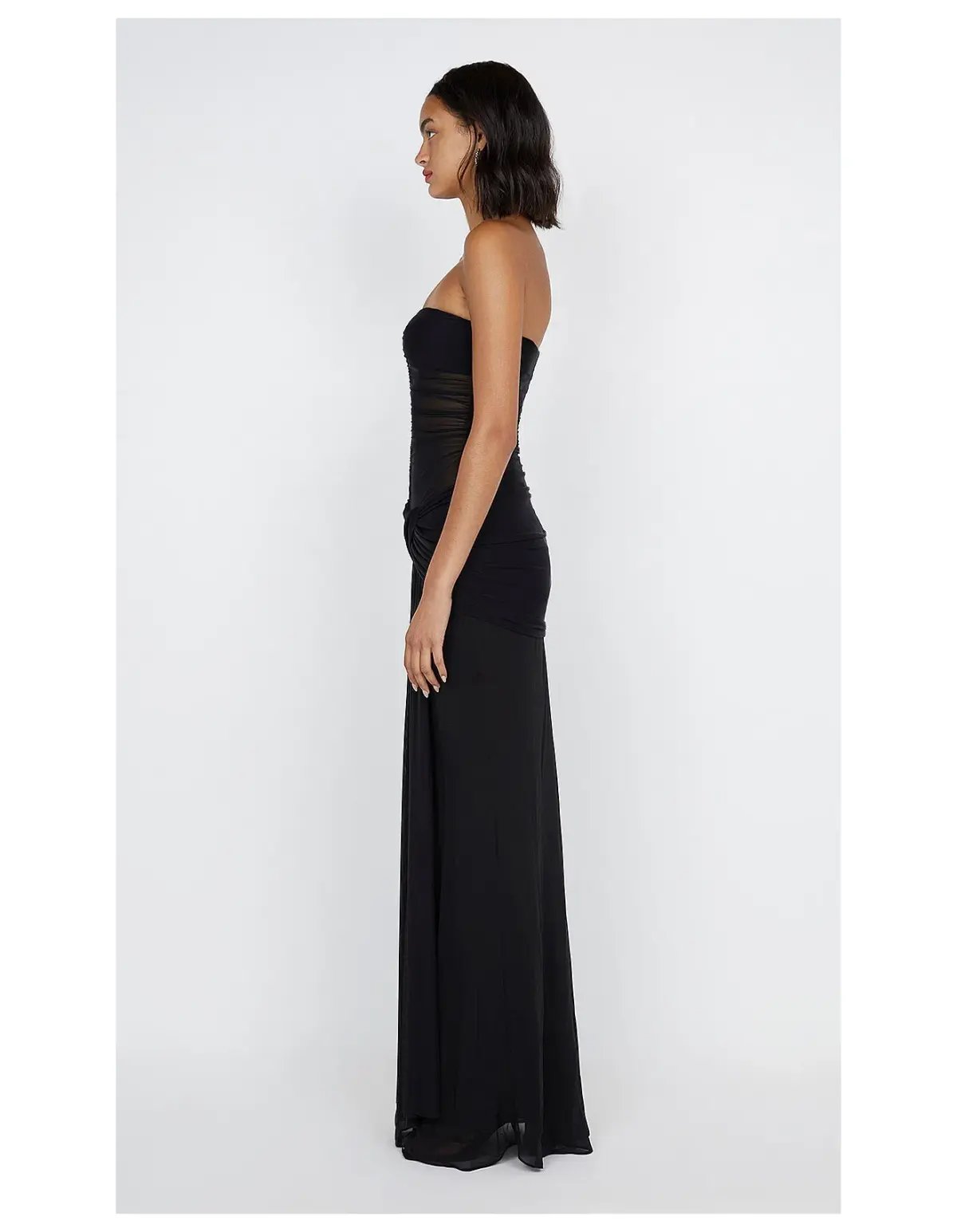 Bec & Bridge Noemi Strapless Dress in Black Size AU 8 photo 3