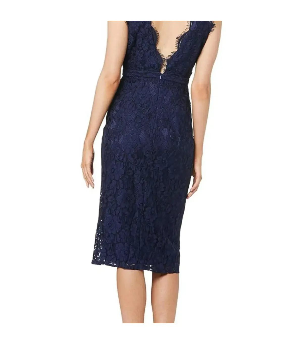 Samantha Rose Willa Lace Mini Dress Navy Size AU 10 photo 4