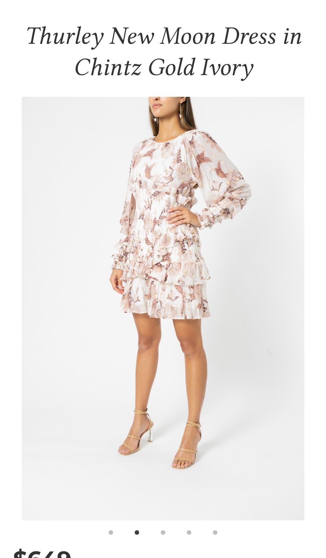 Thurley New Moon Dress Blush 8 photo 5
