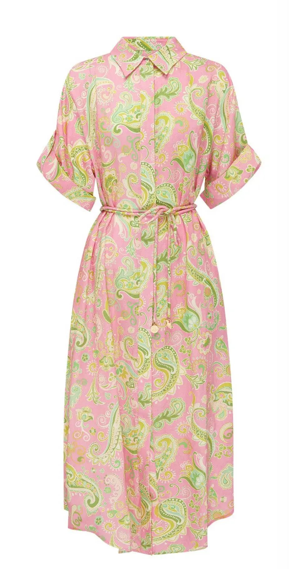 Alemais Marta Shirt Dress Pink Size 10 photo 5