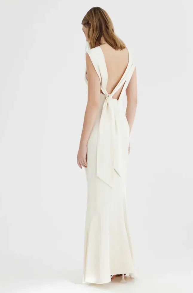 Significant Other Lana Maxi Dress Buttercream Size 8 photo 3