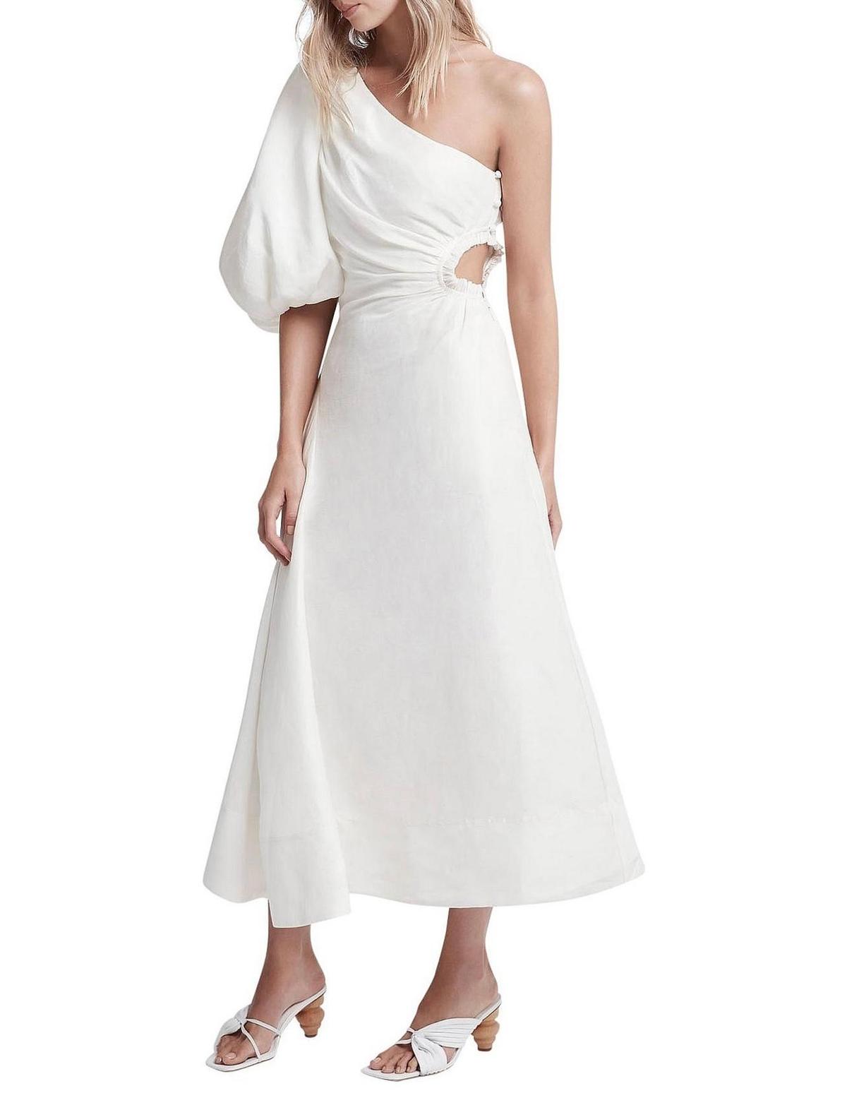 AJE Concept Dress White Size 10 photo 5