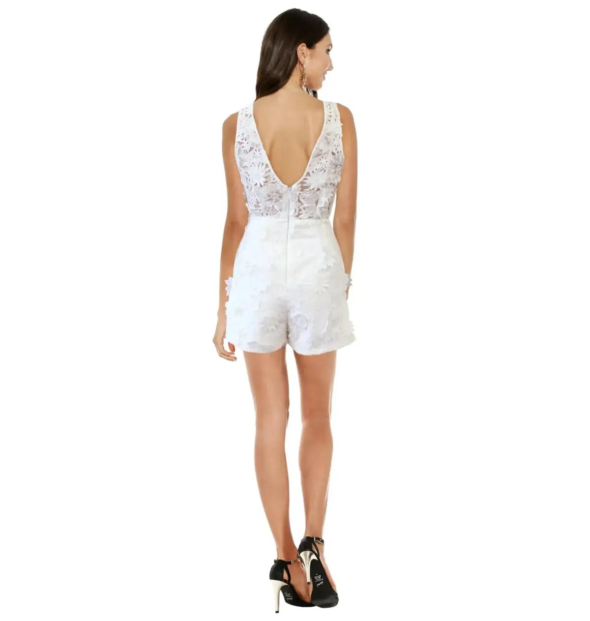 Kookai Fleur Playsuit White Size AU 12 photo 2