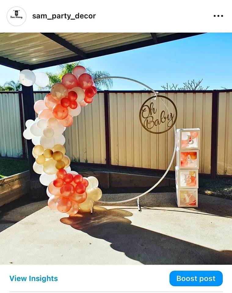 2m backdrop and baby boxes for hire at $50 photo 3