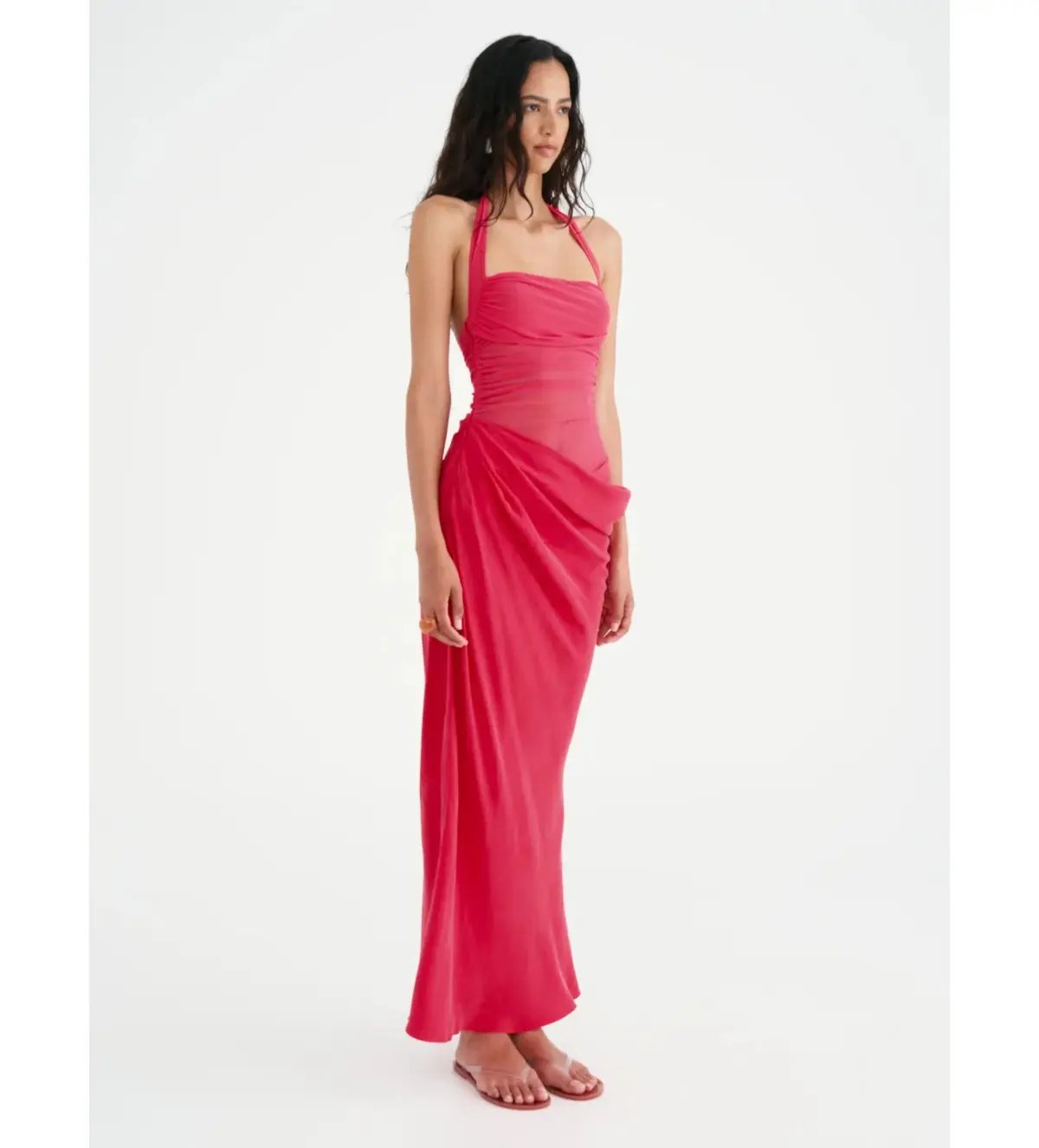 Benni Gina Maxi Dress in Watermelon Size AU 8 photo 2