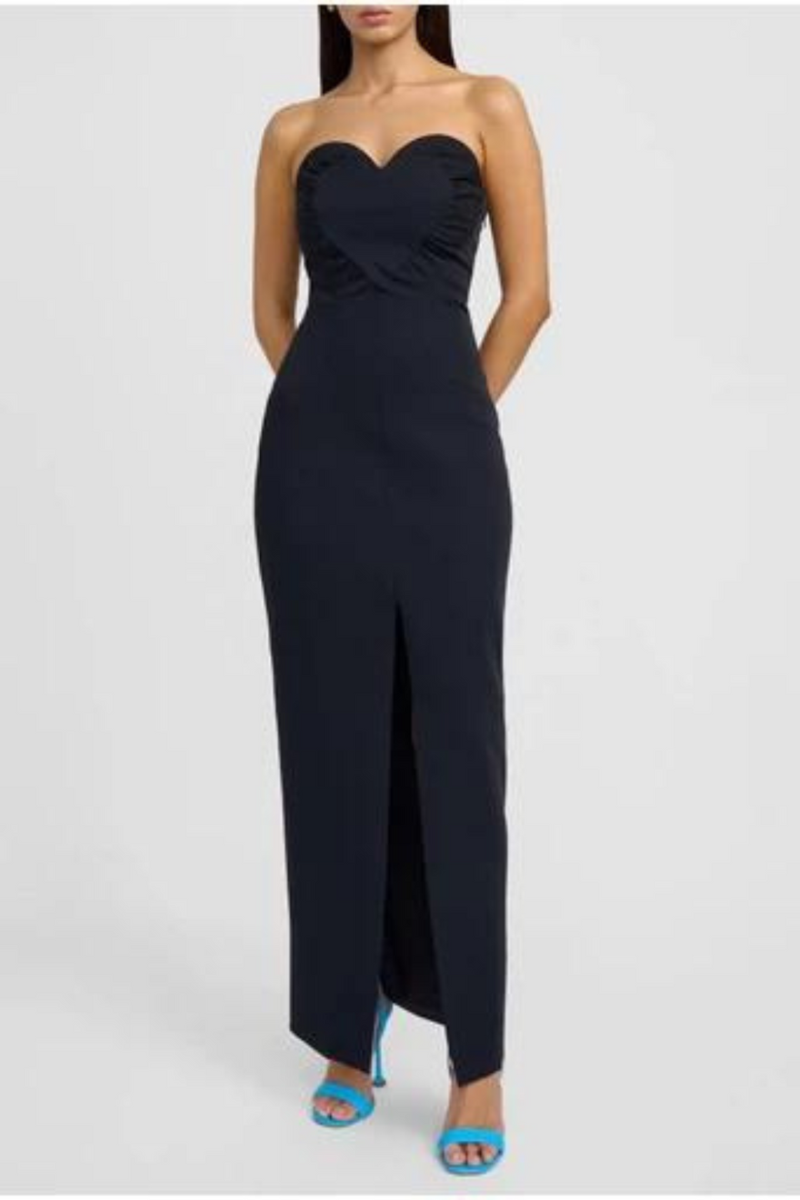 By Johnny Seraphina Structured Strapless Midi Dress photo 2