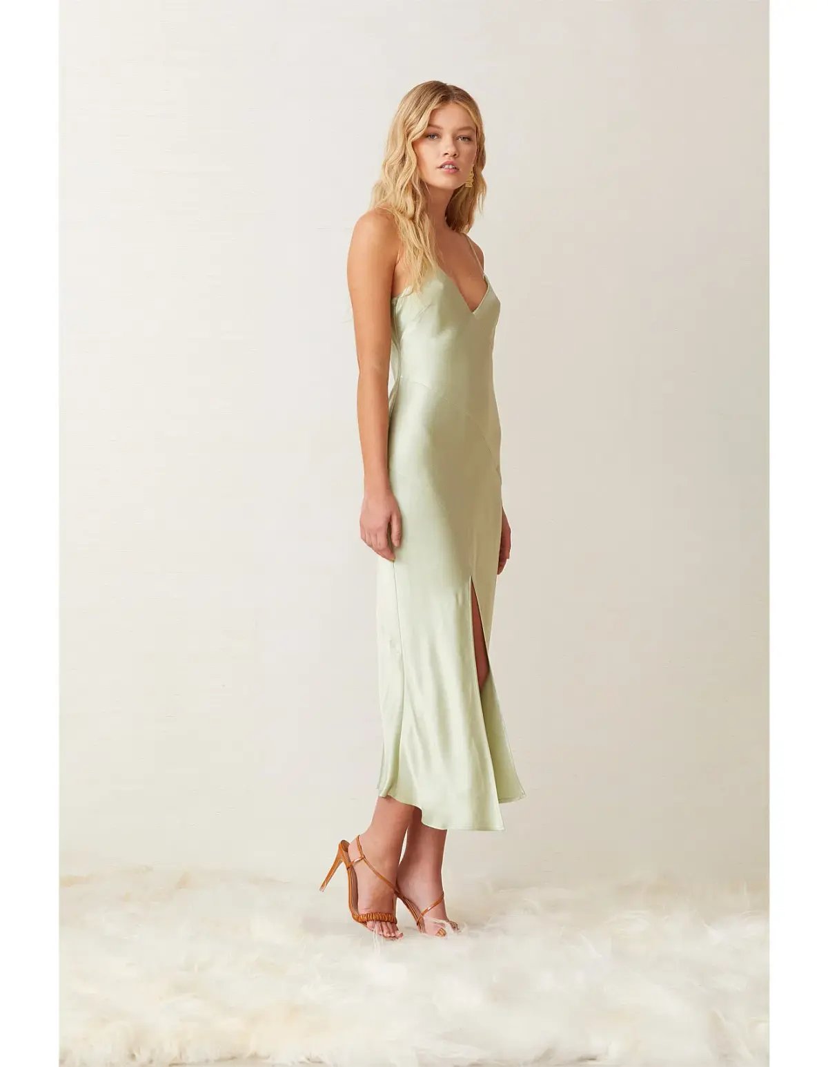 Bec & Bridge Crest Midi Dress Green Size 10 photo 2