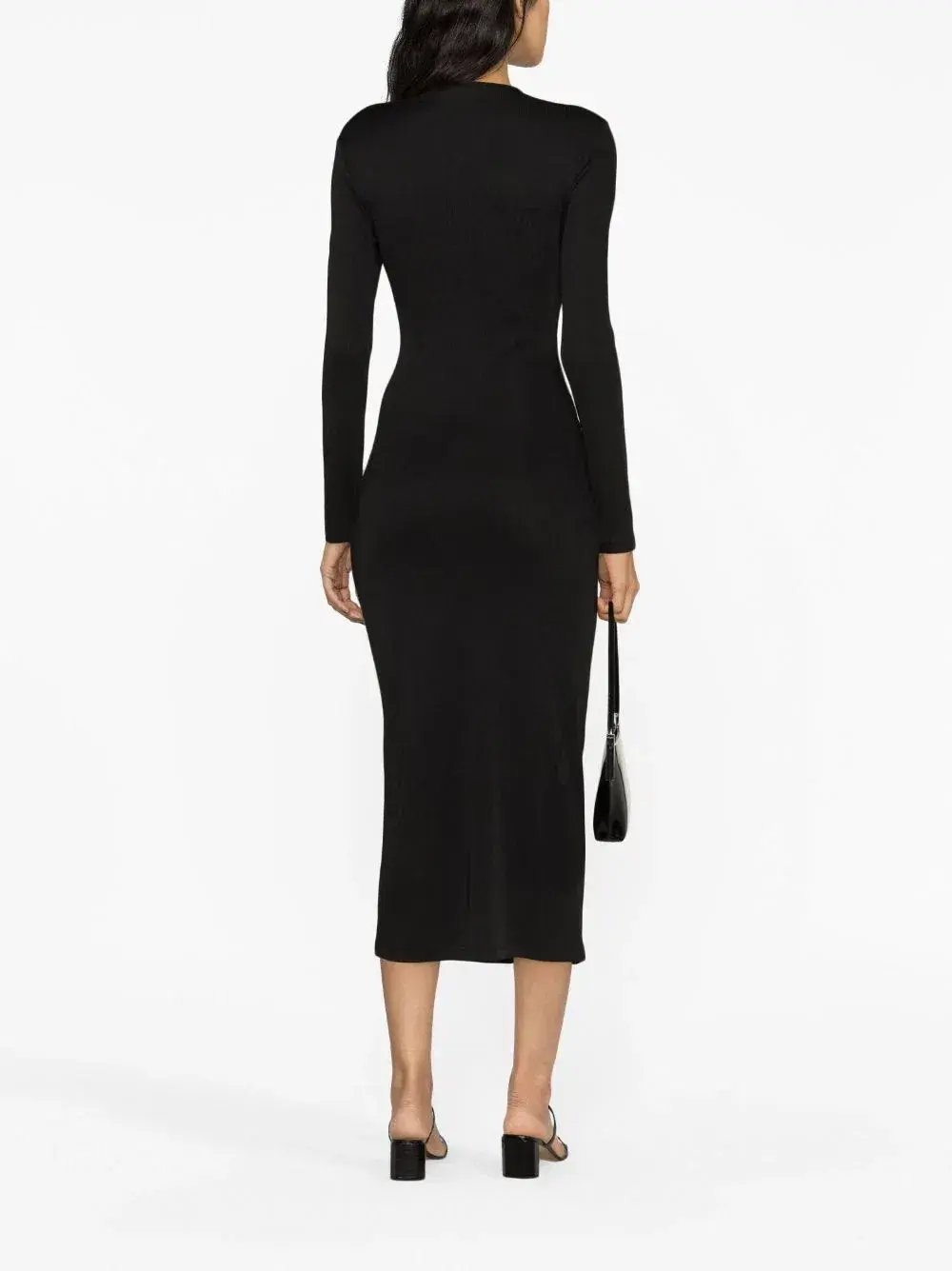 Christopher Esber Orbit Cut-Out Midi Dress Black Size 10 photo 2