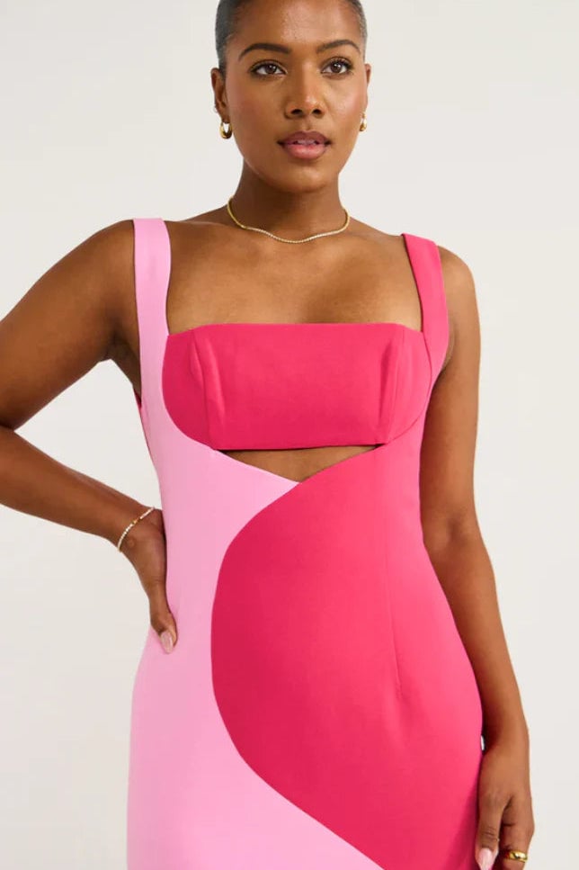 By Johnny Caterina Two Tone Curve Midi photo 3