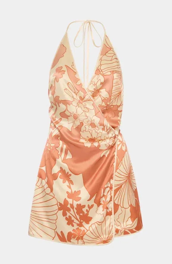 Sir the Label Como Twist Mini Dress Paradiso Print Size 8 photo 4