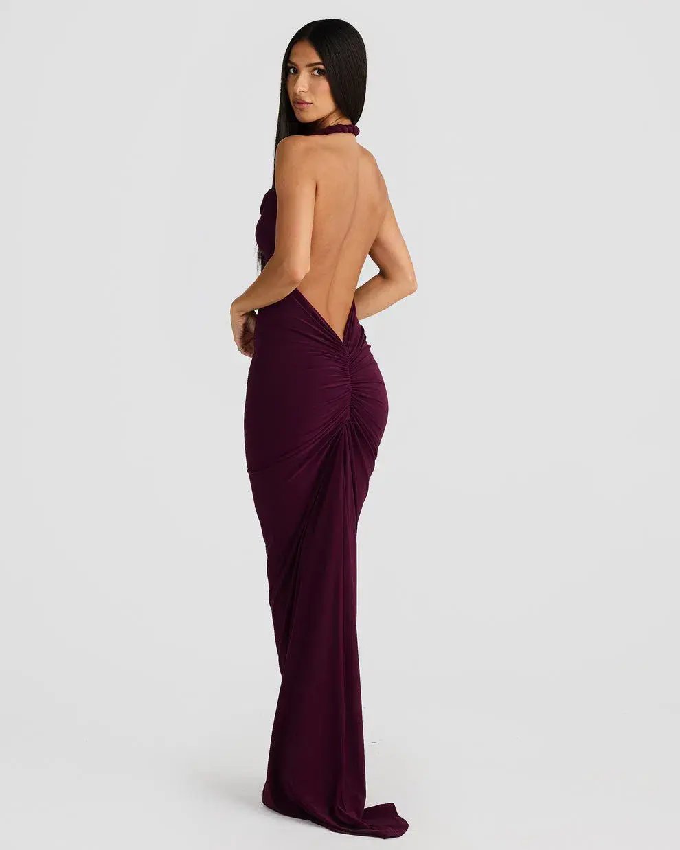 Melani The Label Maia Maxi Gown Mulberry  Size 6 photo 6