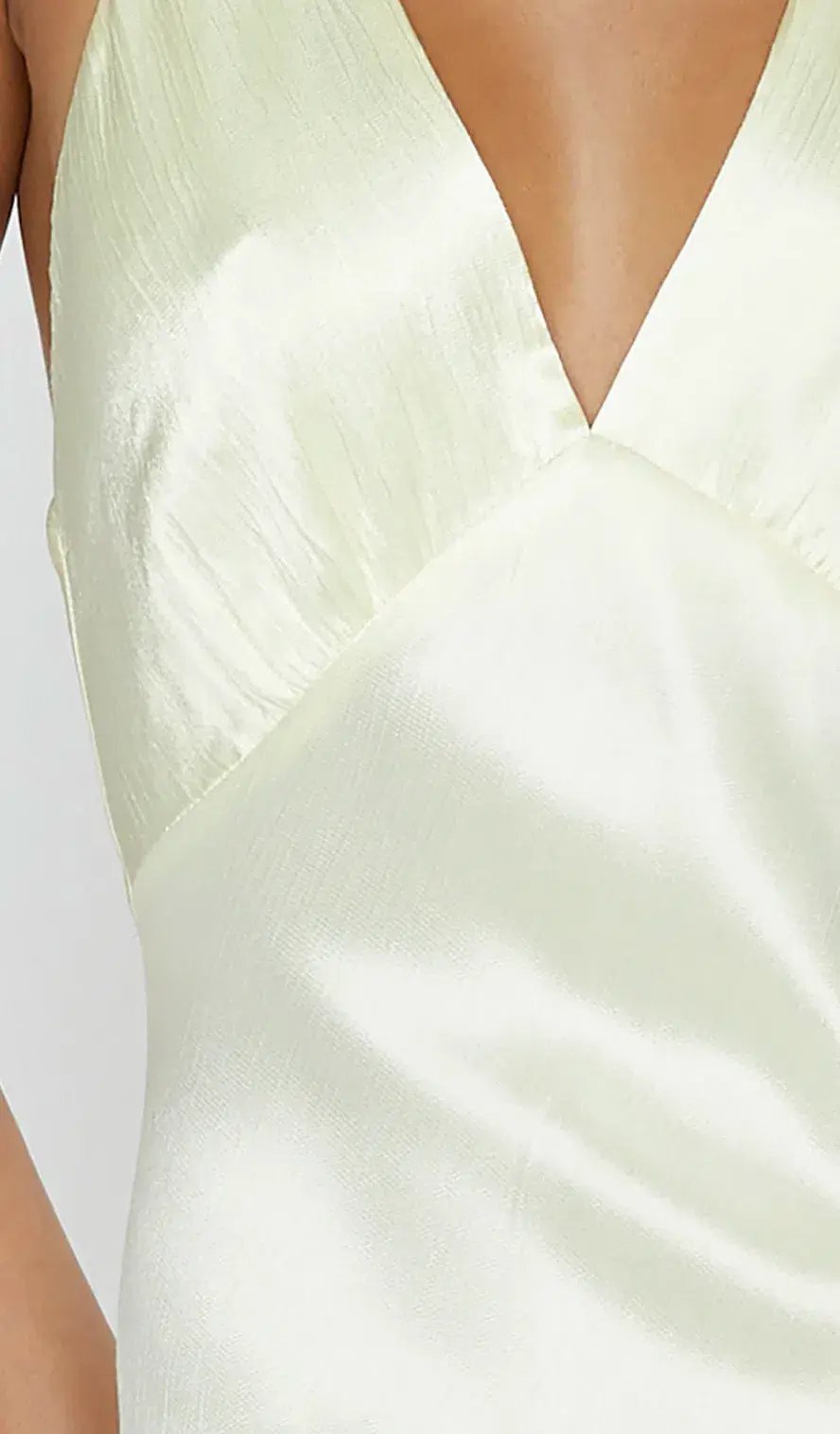 Bec and Bridge Moon Dance V Maxi Dress - Ice Yellow - Size 8 photo 5