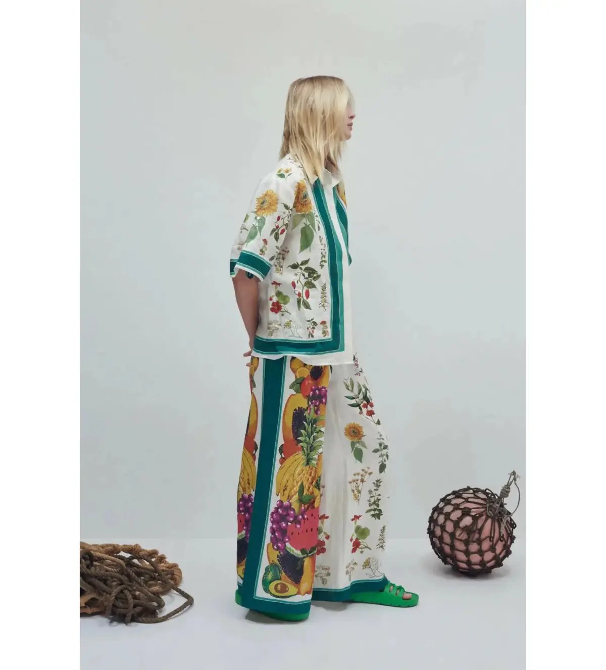 Alemais Frutta Shirt and Pants Set in Multi Size AU 14 photo 2