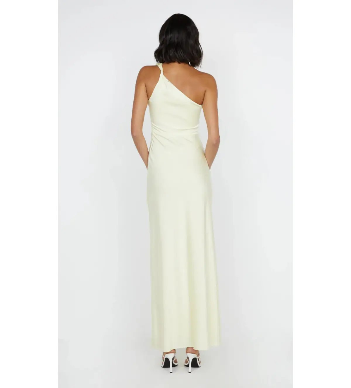 Bec & Bridge Lunetta Asym Dress Ice Yellow Size AU 12 photo 4