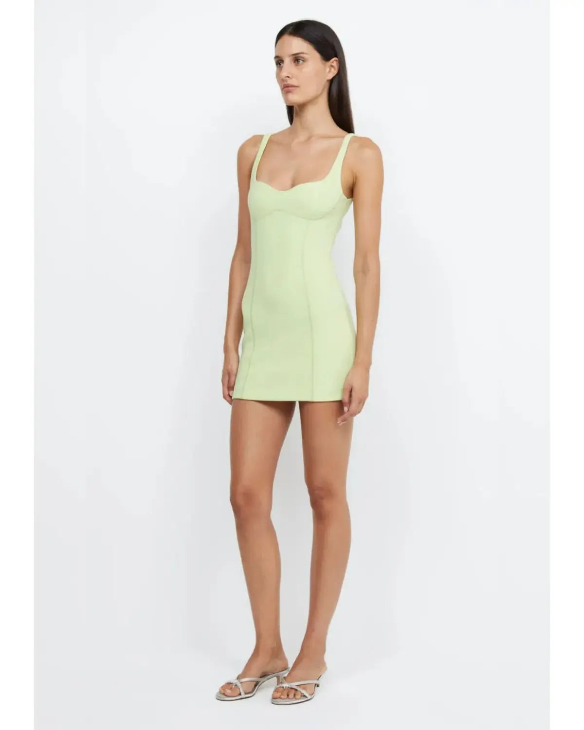 Bec & Bridge Zoe Mini Dress Lime Size AU 6 photo 2