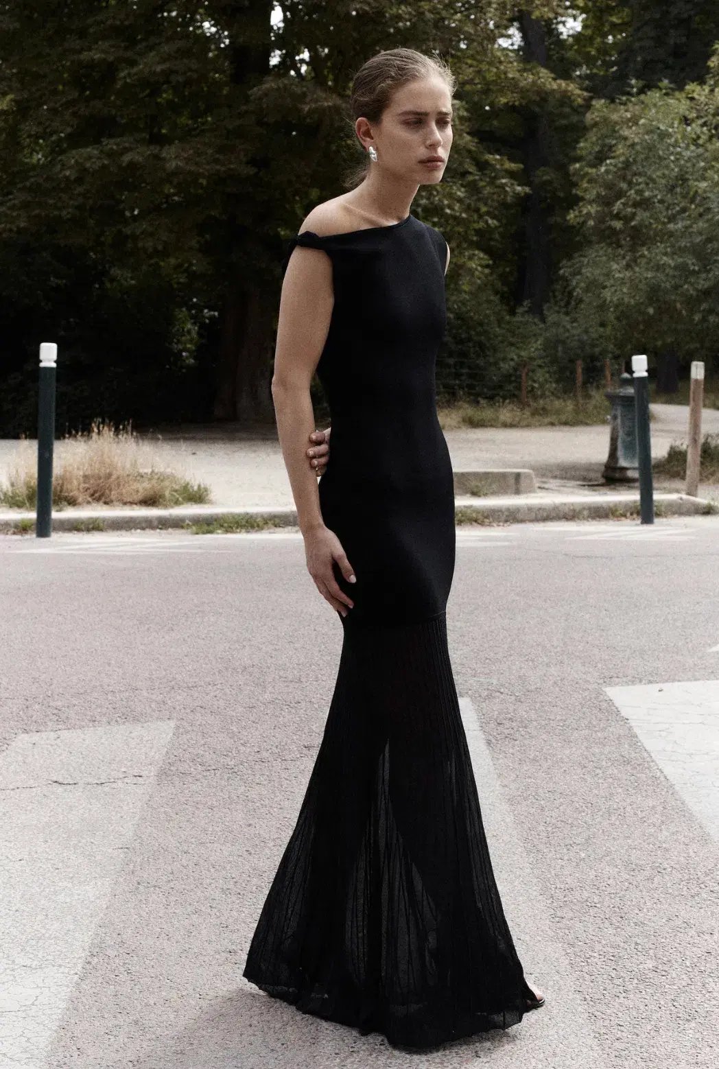 Sir the Label Indigo Twist Dress Black Size 12 photo 5