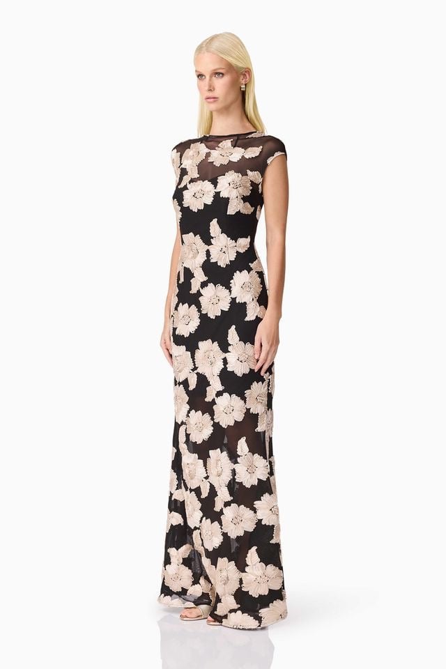 Elliatt Margaux Gown - Black Gold photo 4