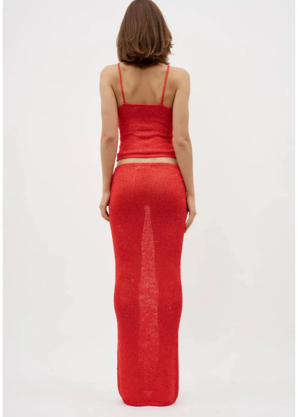 Asta Resort Carolina Camisole Set in Rossa Sequin Size XS / AU 6 photo 2