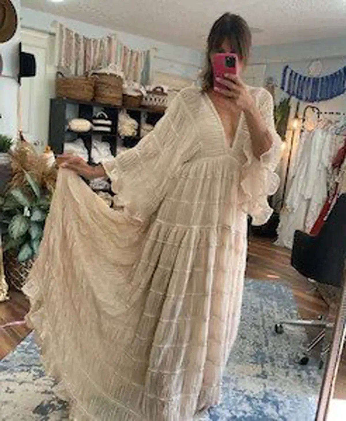 We Are Reclamation Wonderment and Awe Gown Beige One Size Fits Most (Aus 6-16) photo 19