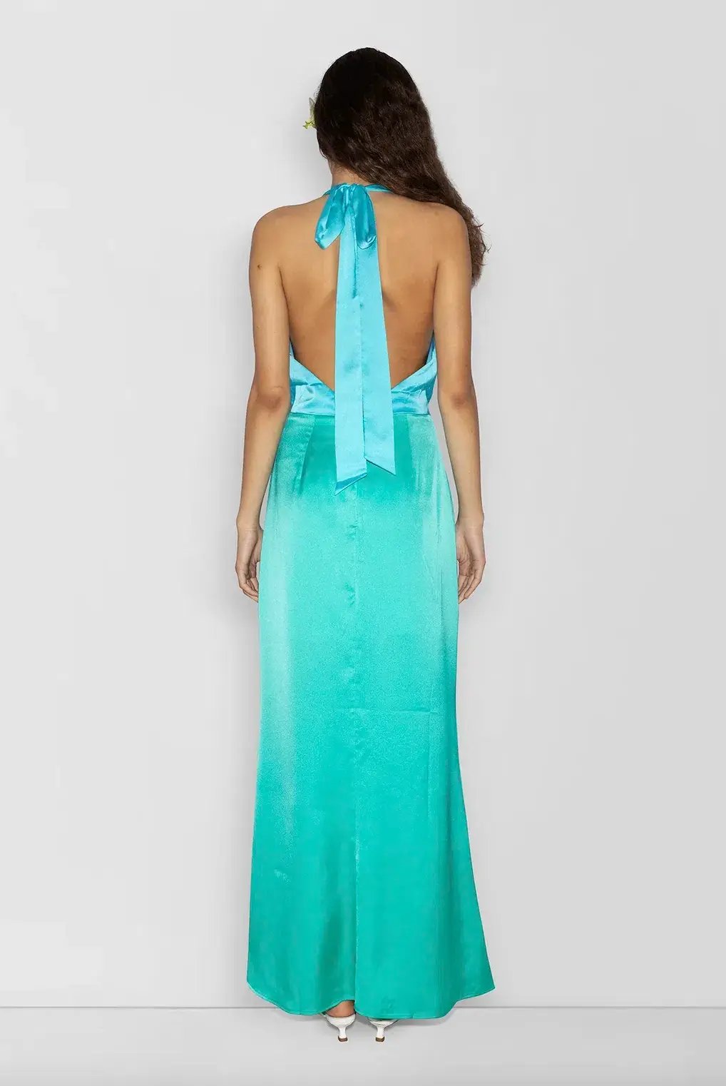 The Wolf Gang Oahu Slip Dress Aquamarine Size M / AU 10 photo 2