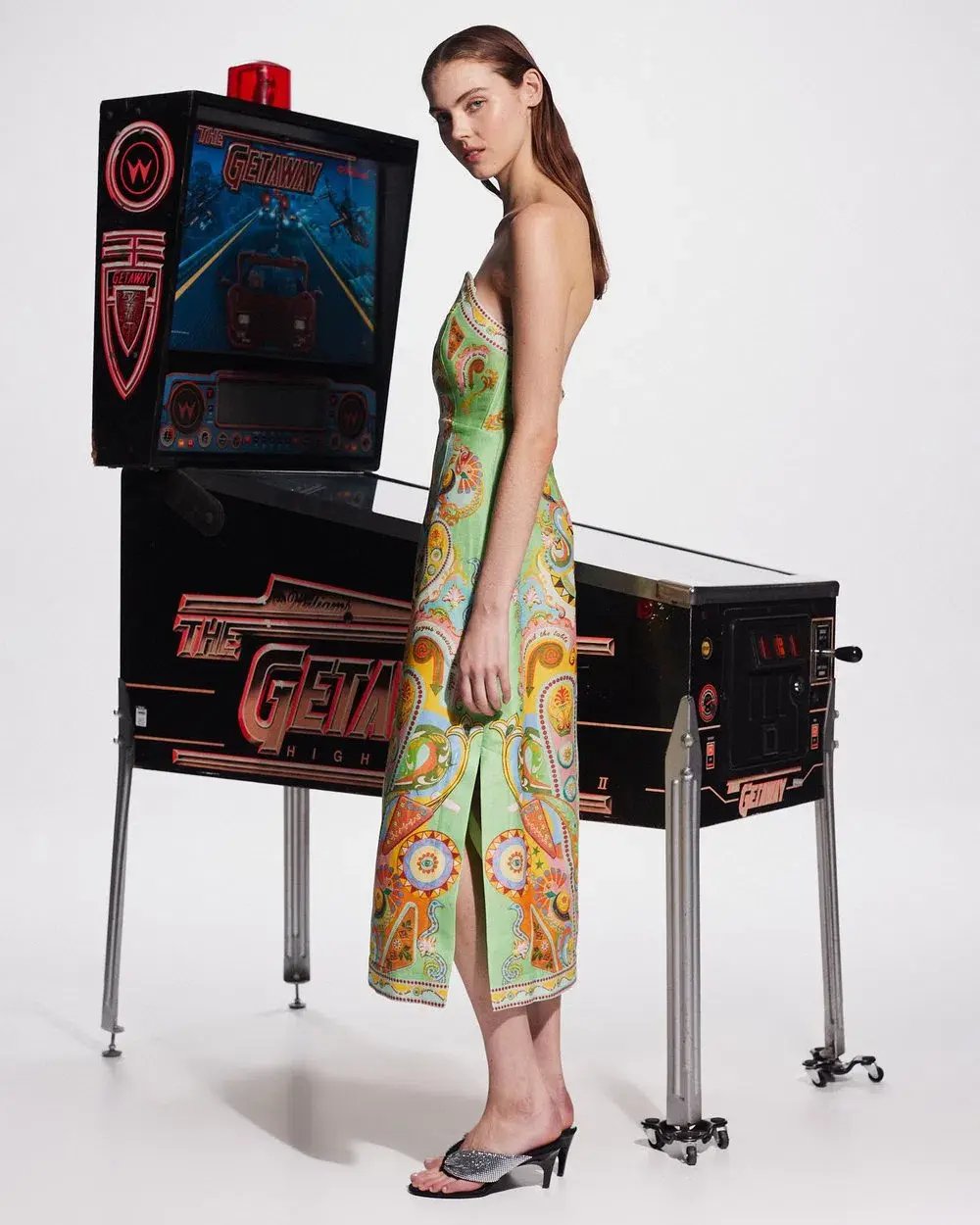 Alemais Pinball Bodice Dress Multi Size AU 12 photo 3