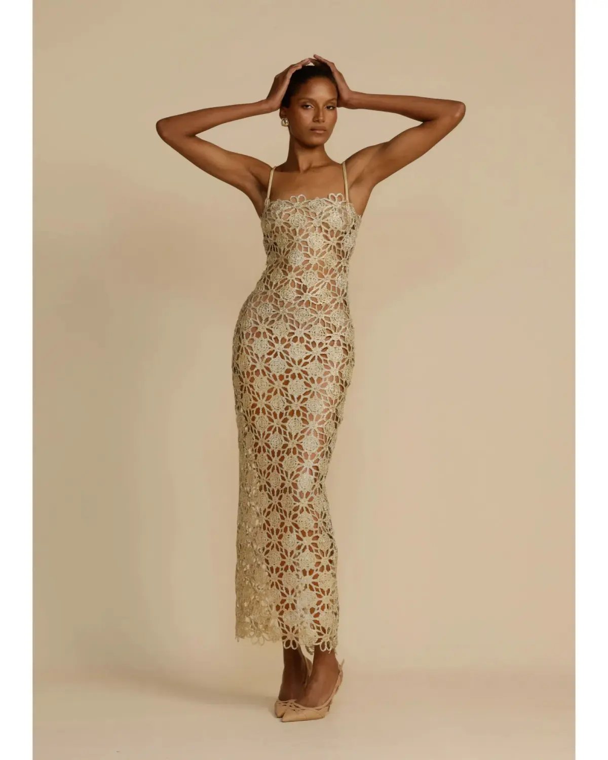 Arcina Ori Kendra Maxi Dress Gold Size XL / AU 14 photo 2