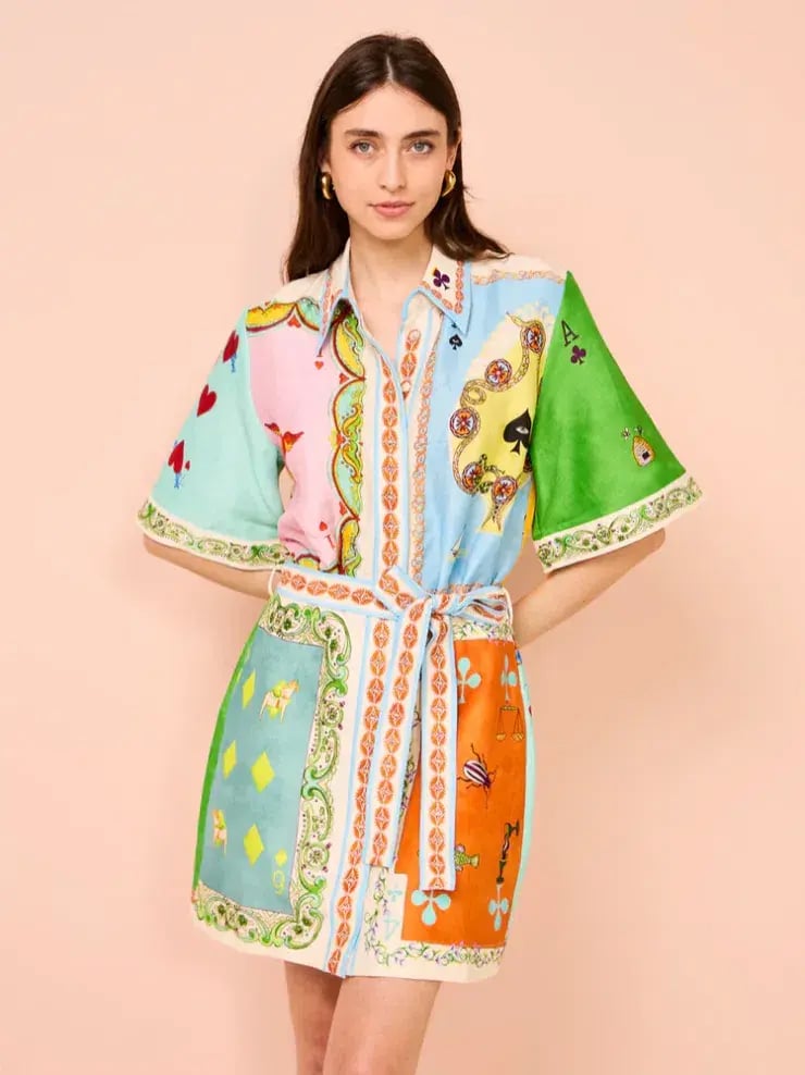 Alemais Rummy Mini Dress In Multi Size 16 photo 2