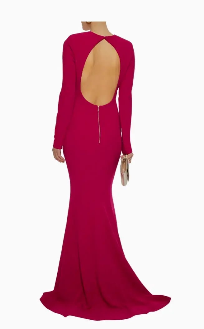 Rebecca Vallance Bree Gown Barberry Size 10 photo 2