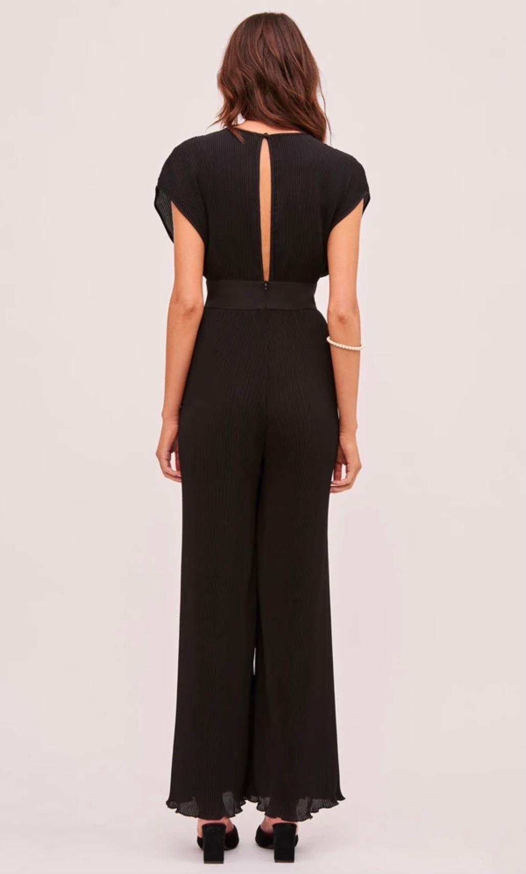 Finders Keepers Adaline Jumpsuit Black Size 6 photo 2