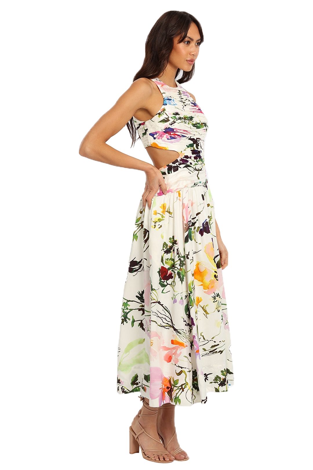 Introspect Midi Dress - Floral photo 2