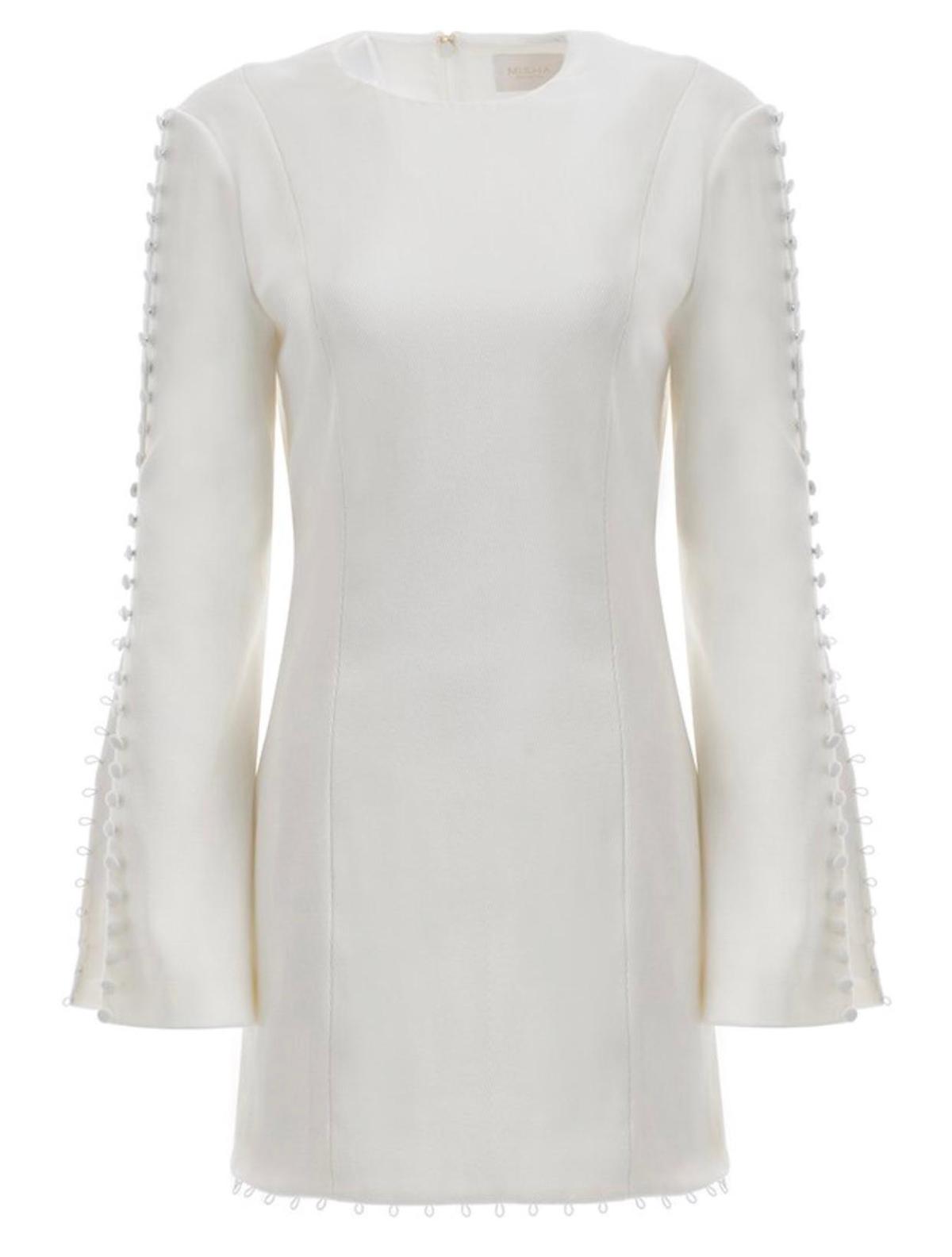 Misha Analiese Mini Dress White Size 8 photo 4