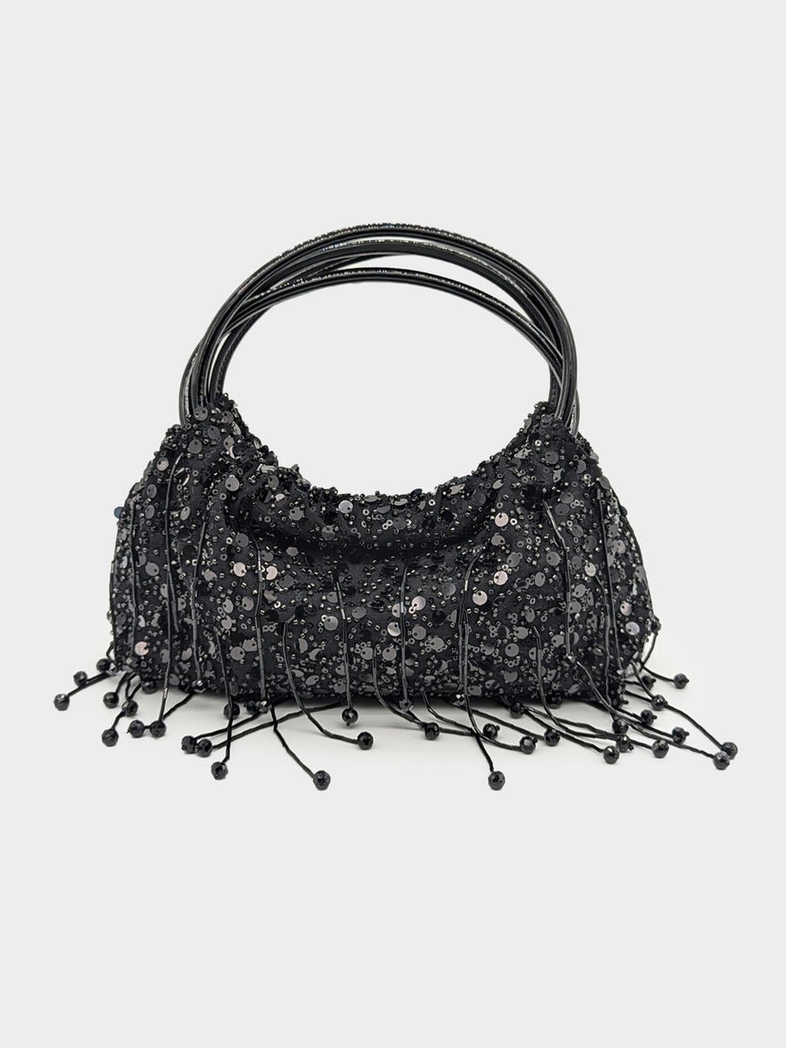 Simkhai Ellerie Embellished Mini Tote Bag Black photo 2