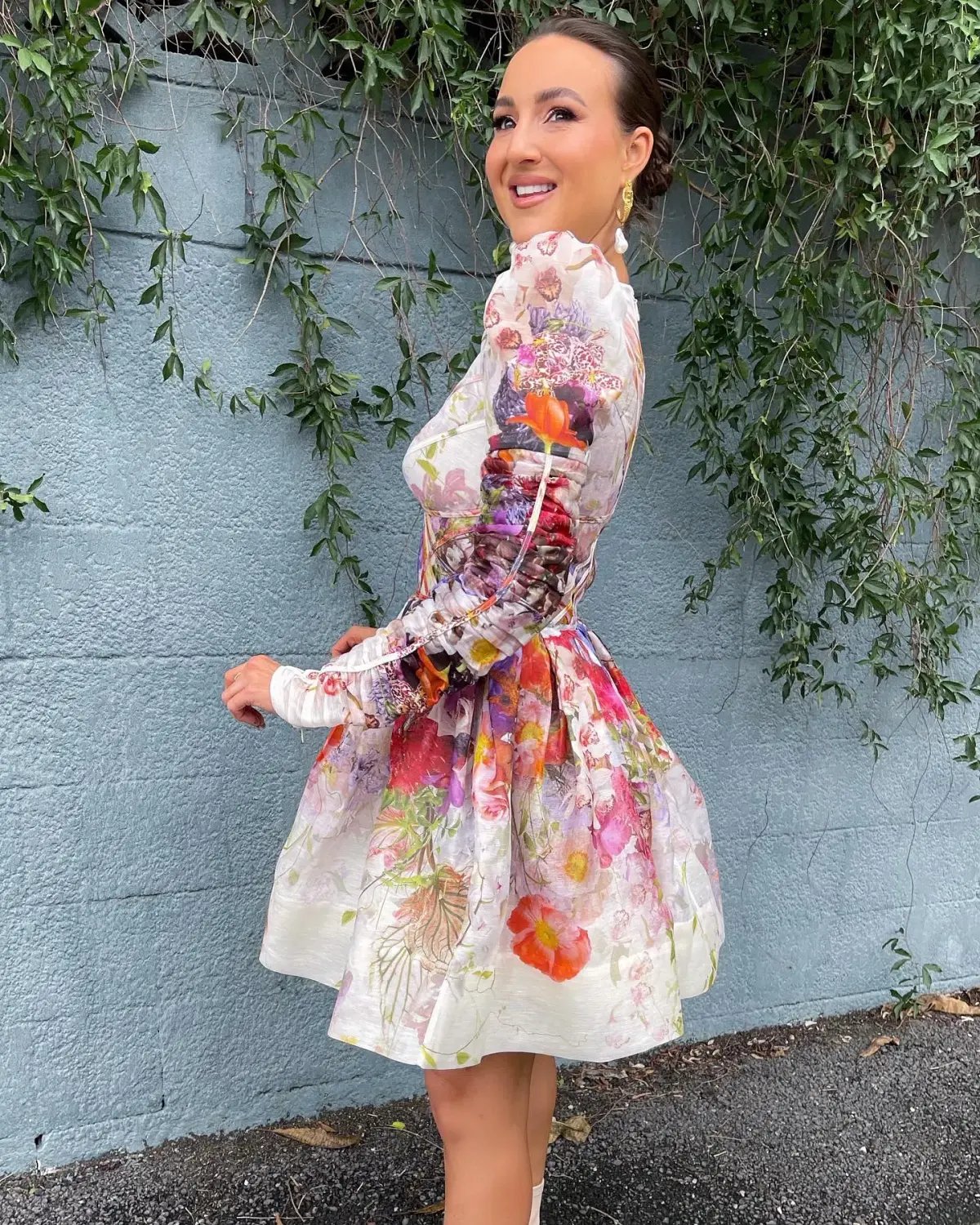 Zimmermann Prima Panelled Floral Mini Dress Floral Size 1 / Au 10 photo 2